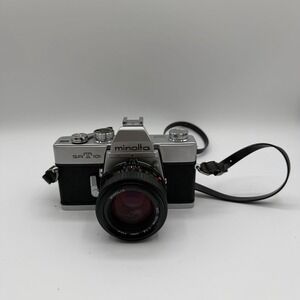 Minolta SRT 101 35mm Film SLR Camera 50mm F1:1.4 Lens - Tested & Working